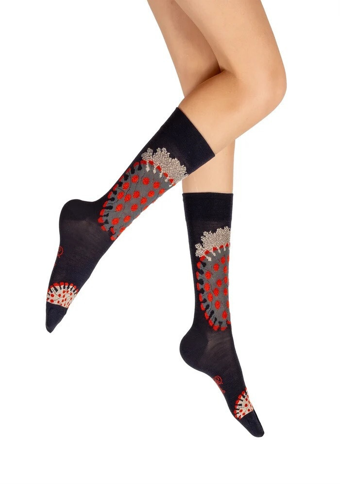 Knielange Socken aus Frankreich von Berthe aux grand Pieds bei Uniq Luzern